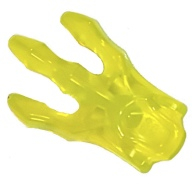 Lego slizový dráp, průhledná neonově zelená (65726b TRANS-NEON GREEN)